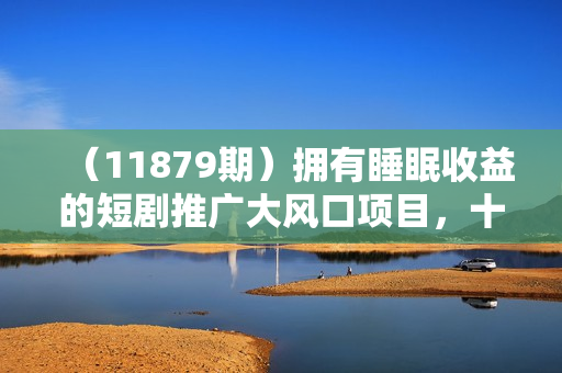 （11879期）拥有睡眠收益的短剧推广大风口项目，十分钟学会，多赛道选择，月入五位数