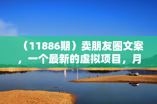 （11886期）卖朋友圈文案，一个最新的虚拟项目，月入4W+（教程+素材）