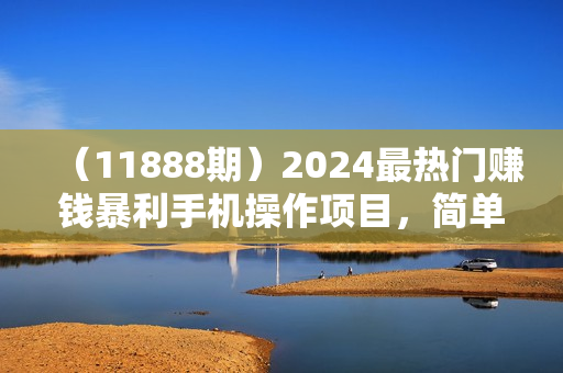 （11888期）2024最热门赚钱暴利手机操作项目，简单无脑操作，每单利润最少500