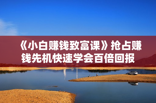 《小白赚钱致富课》抢占赚钱先机快速学会百倍回报