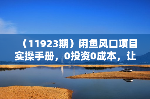 （11923期）闲鱼风口项目实操手册，0投资0成本，让你做到，月入过万，新手可做