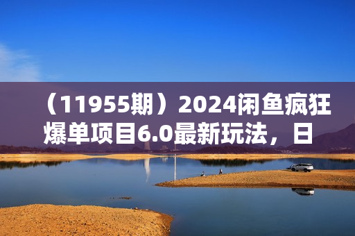 （11955期）2024闲鱼疯狂爆单项目6.0最新玩法，日入1000+玩法分享