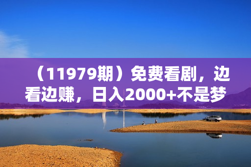 （11979期）免费看剧，边看边赚，日入2000+不是梦，一个真正的躺赚项目