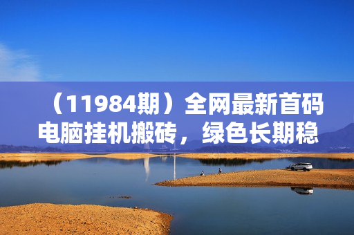 （11984期）全网最新首码电脑挂机搬砖，绿色长期稳定项目，轻松日入1000+