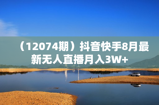 （12074期）抖音快手8月最新无人直播月入3W+