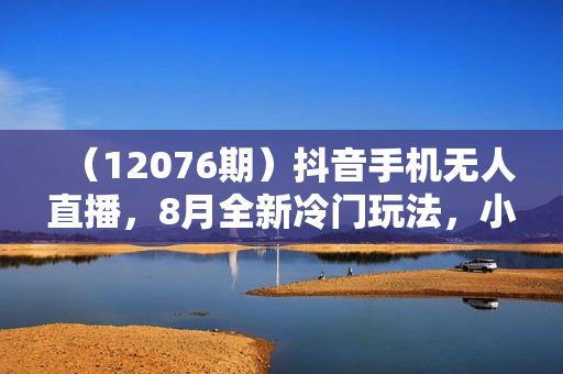 （12076期）抖音手机无人直播，8月全新冷门玩法，小白轻松实现日入1000+，操作巨