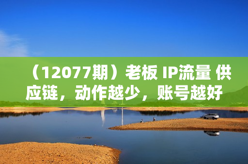 （12077期）老板 IP流量 供应链，动作越少，账号越好，万能模型，快速为产品获客翻N倍