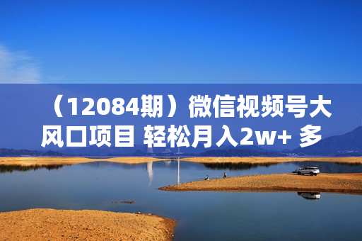 （12084期）微信视频号大风口项目 轻松月入2w+ 多赛道选择，可矩阵，玩法简单轻松上手