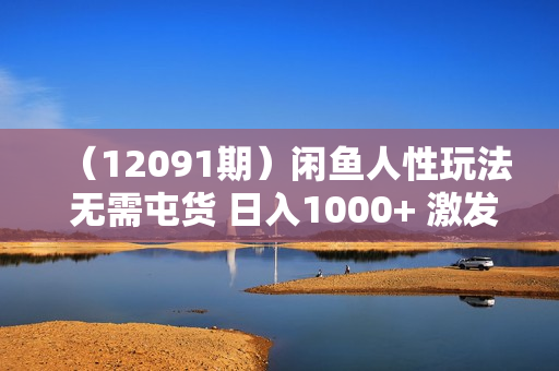 （12091期）闲鱼人性玩法 无需屯货 日入1000+ 激发贪欲 复购不断