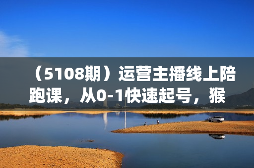 （5108期）运营主播线上陪跑课，从0-1快速起号，猴帝1600线上课(更新24年8月)