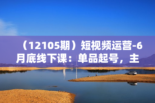 （12105期）短视频运营-6月底线下课：单品起号，主播培训，千川打法等/录音+文字+课件