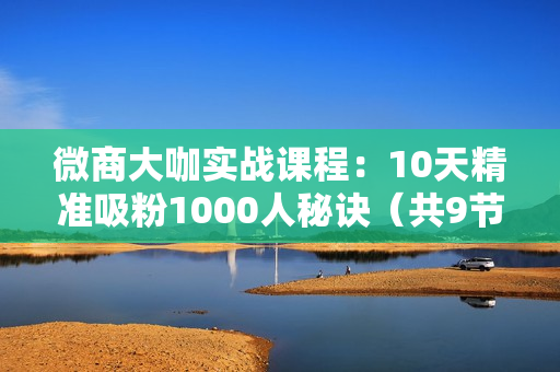 微商大咖实战课程：10天精准吸粉1000人秘诀（共9节）