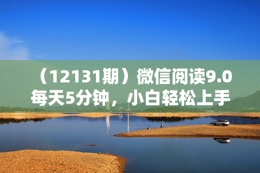 （12131期）微信阅读9.0 每天5分钟，小白轻松上手 单日高达2000＋