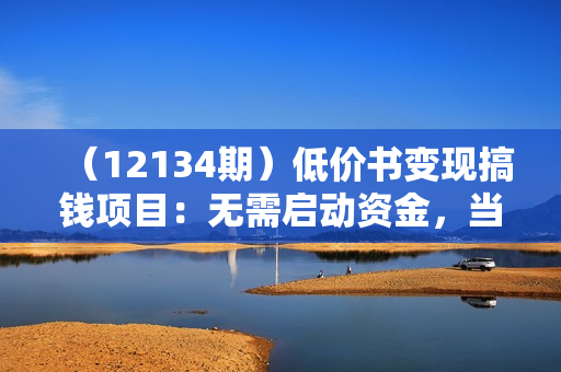 （12134期）低价书变现搞钱项目：无需启动资金，当天见效，一天轻松搞几百块