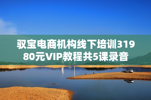 驭宝电商机构线下培训31980元VIP教程共5课录音