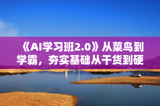 《AI学习班2.0》从菜鸟到学霸，夯实基础从干货到硬货，重在应用