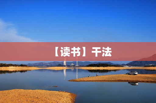 【读书】干法
