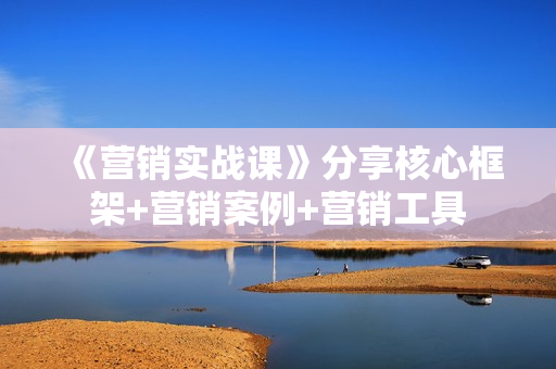 《营销实战课》分享核心框架+营销案例+营销工具