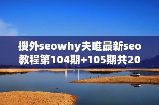 搜外seowhy夫唯最新seo教程第104期+105期共20节录音附工具