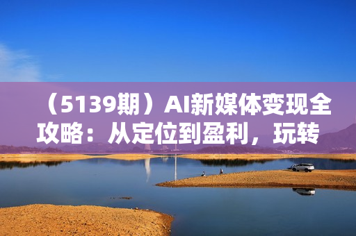 （5139期）AI新媒体变现全攻略：从定位到盈利，玩转多平台实战与变现技巧