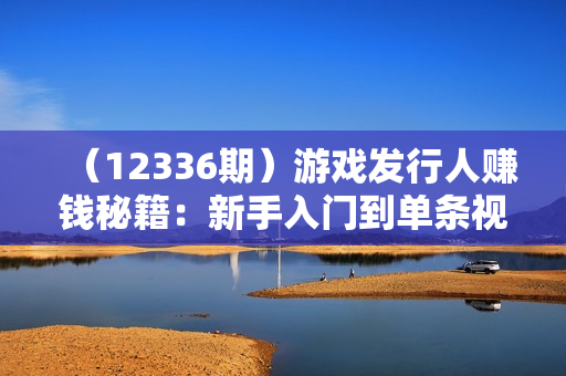 （12336期）游戏发行人赚钱秘籍：新手入门到单条视频10W+，全程实战教学