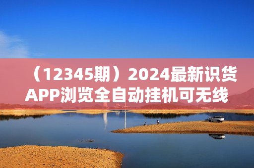 （12345期）2024最新识货APP浏览全自动挂机可无线放大每天都可以提现小白轻松入手