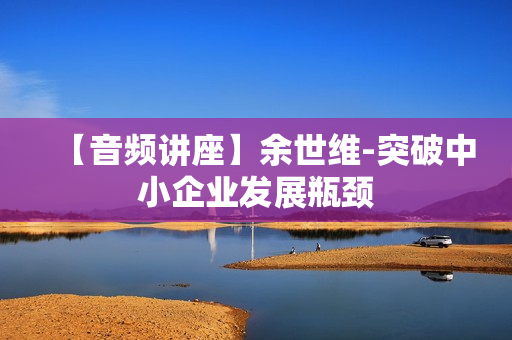 【音频讲座】余世维-突破中小企业发展瓶颈