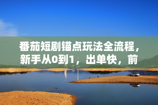 番茄短剧锚点玩法全流程，新手从0到1，出单快，前景好