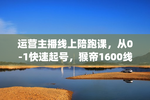 运营主播线上陪跑课，从0-1快速起号，猴帝1600线上课(更新24年9月)