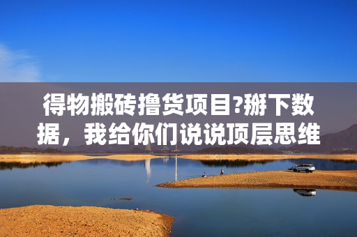 得物搬砖撸货项目?掰下数据，我给你们说说顶层思维【揭秘】