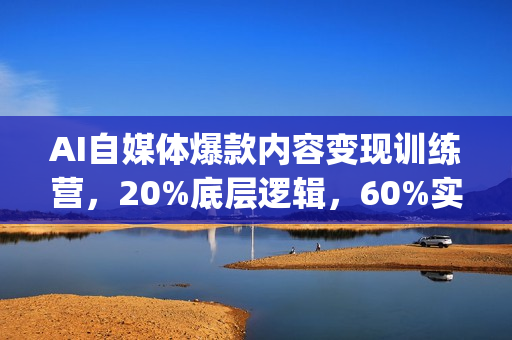 AI自媒体爆款内容变现训练营，20%底层逻辑，60%实操方法，20%案例拆解(即学即用)