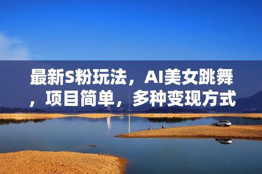 最新S粉玩法，AI美女跳舞，项目简单，多种变现方式，小白可做，日入500