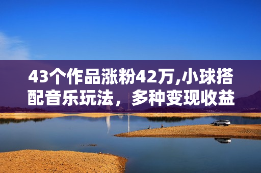43个作品涨粉42万,小球搭配音乐玩法，多种变现收益最大化
