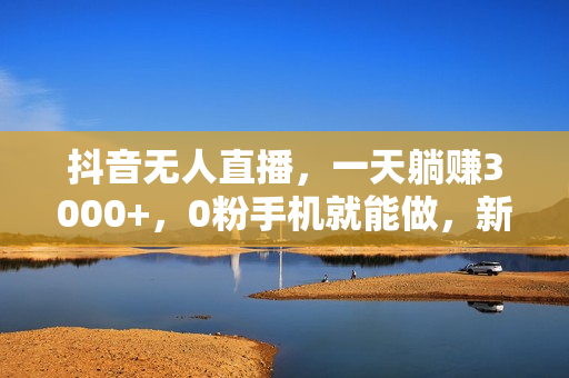 抖音无人直播，一天躺赚3000+，0粉手机就能做，新手小白均可操作