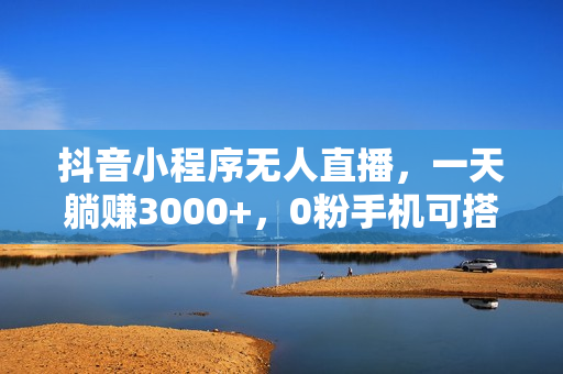 抖音小程序无人直播，一天躺赚3000+，0粉手机可搭建，不违规不限流，小