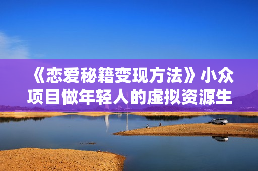 《恋爱秘籍变现方法》小众项目做年轻人的虚拟资源生意