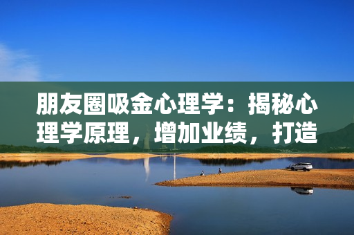 朋友圈吸金心理学：揭秘心理学原理，增加业绩，打造个人IP与行业权威