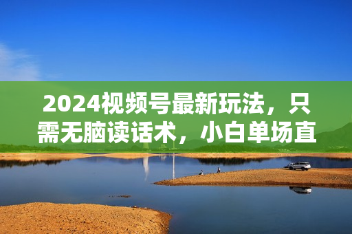 2024视频号最新玩法，只需无脑读话术，小白单场直播纯收益也能达到4000+