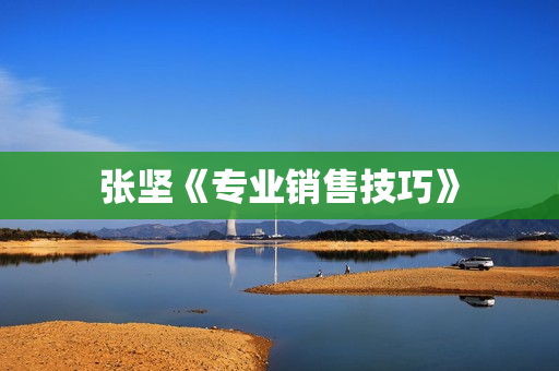 张坚《专业销售技巧》