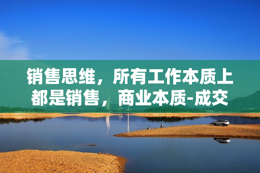 销售思维，所有工作本质上都是销售，商业本质-成交技巧-客户心理学-销冠方法论