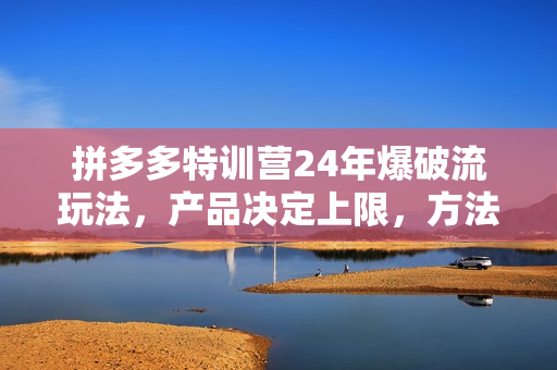 拼多多特训营24年爆破流玩法，产品决定上限，方法决定下限，各种玩法技巧落地实操