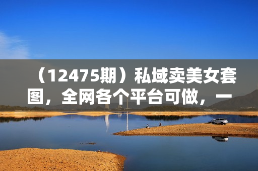 （12475期）私域卖美女套图，全网各个平台可做，一单50，轻松日入1000+