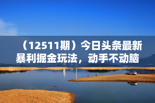 （12511期）今日头条最新暴利掘金玩法，动手不动脑，简单易上手。小白也可轻松日入