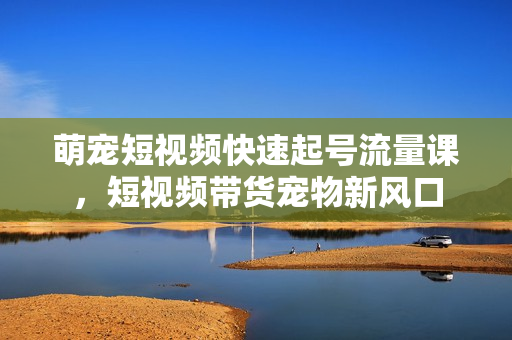 萌宠短视频快速起号流量课，短视频带货宠物新风口