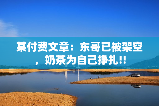 某付费文章：东哥已被架空，奶茶为自己挣扎!!