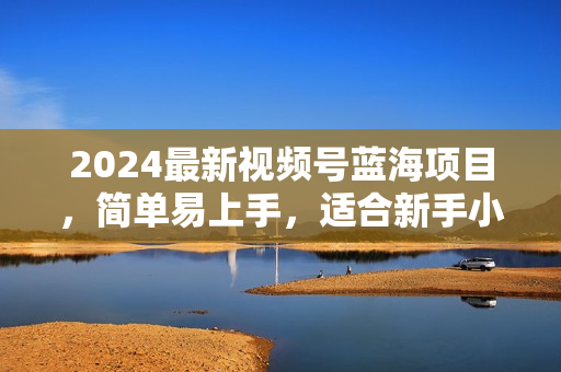 2024最新视频号蓝海项目，简单易上手，适合新手小白，收益长期稳定