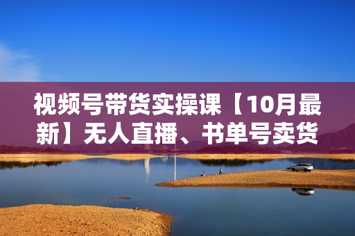 视频号带货实操课【10月最新】无人直播、书单号卖货、个人IP口播等，钉钉直播课+资料素材