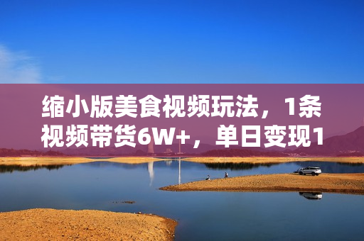 缩小版美食视频玩法，1条视频带货6W+，单日变现1k