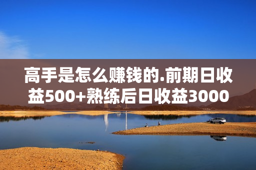 高手是怎么赚钱的.前期日收益500+熟练后日收益3000左右