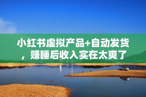 小红书虚拟产品+自动发货，赚睡后收入实在太爽了